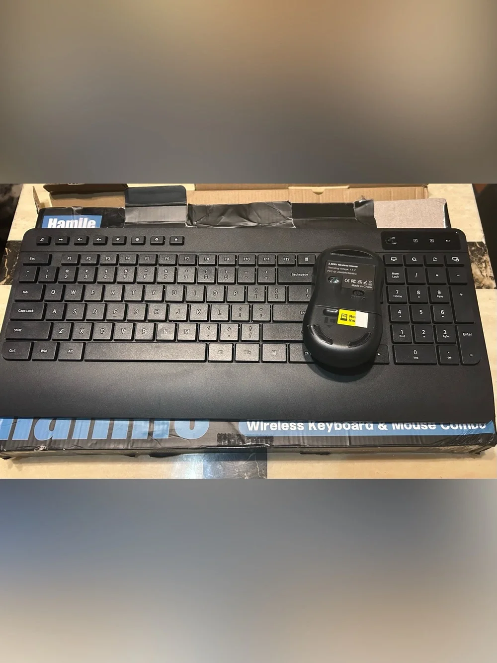 CK-262G Wireless Keyboard & Mouse Combo - Black